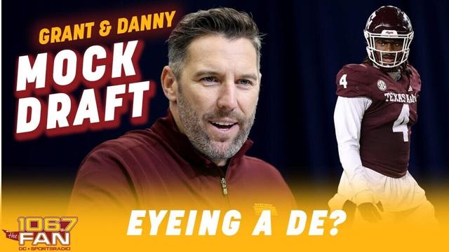 COMMANDERS MOCK DRAFT: Commanders Eyeing Defensive End Help? | Grant & Danny