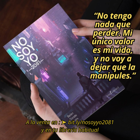 "No tengo nada que perder. Mi único valor es mi vida, y no voy a dejar que la manipules."