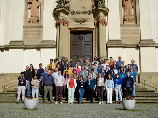 Picture of the GHGA team in front of the Kloster Schöntal.