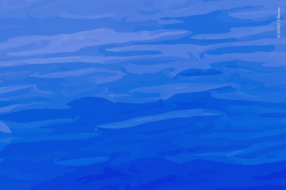 Sky and clouds reflected in billabong water, version 3