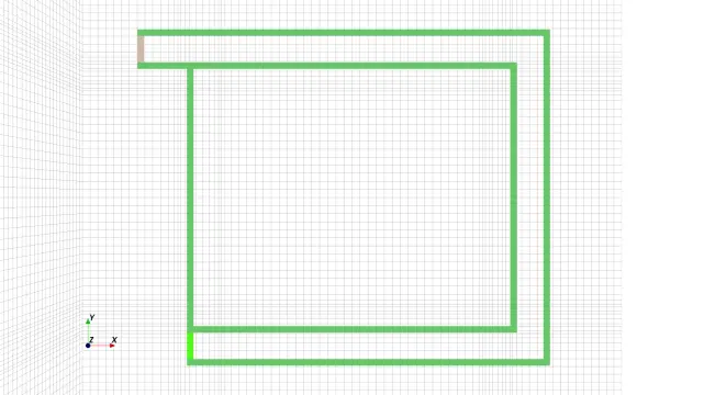 An incoming wire and two return wires are connected in parallel. One return path is longer, but runs with the incoming wire side by side, the other wire returns to the source via a straight path.