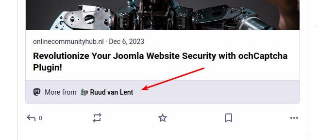 Image showing the new fediverse:creator tag on Joomla sites that have ochOpenGraph installed (new to be released feature)