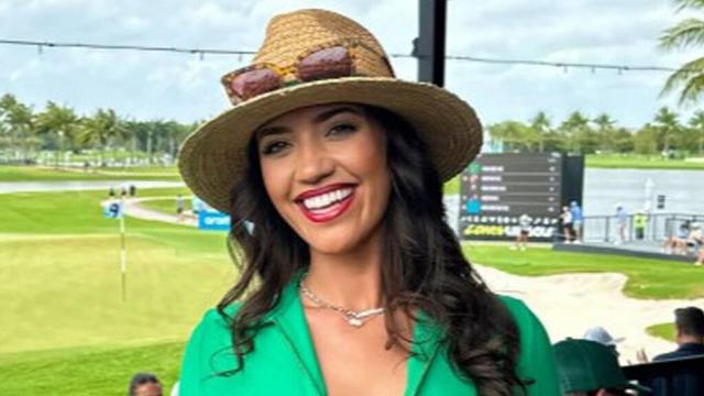'A greenskeeper' - Paige Spiranac rival Hannah Bianca Leiner looks jaw-dropping in revealing zip-up Masters green outfit