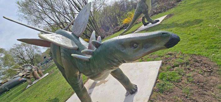 Dinosaurs at Singleton Park