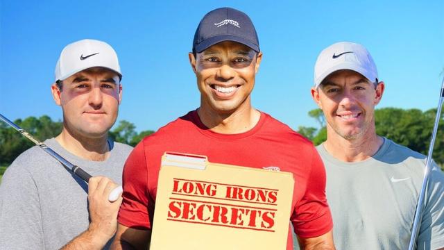 Tiger Woods' Long Iron Clinic With Rory McIlroy and Scottie Scheffler