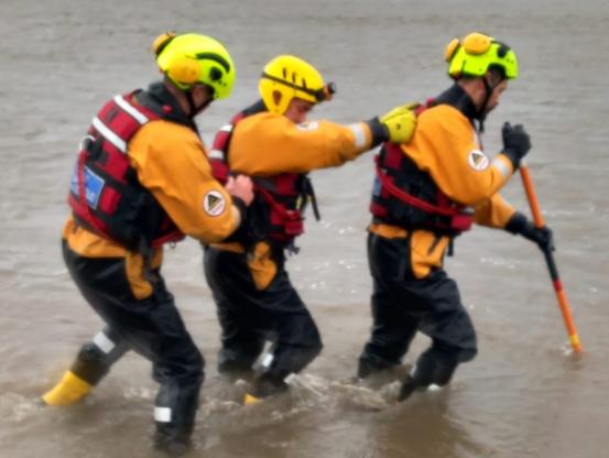 Mike volunteers for Loughor Inshire Lifeboat.