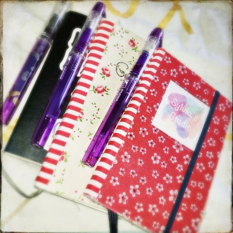 Two notebooks and a planner. All softcover. All pocket. Top: a Moleskine weekly planner. Middle: a Leuchtturm lined notebook I use as a commonplace book. Bottom: my daily everything notebook, a blank Moleskine. The top notebooks are covered in sticky fabric.