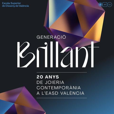 cartel de la exposición "Brillant"