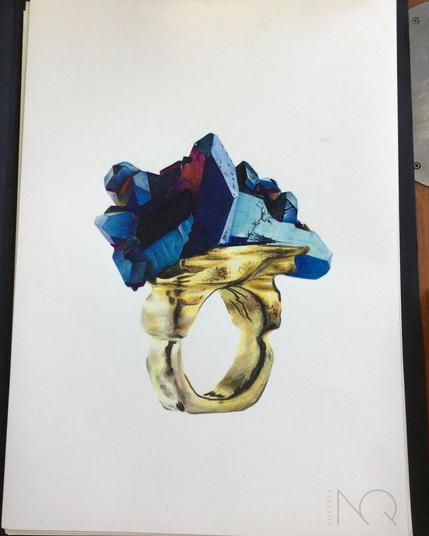 misma foto anterior pero sin recorte ni retoque para que se aprecie bien que es un dibujo