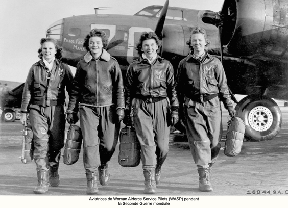 Aviatrices de Woman Airforce Service Pilots (WASP) pendant la Seconde Guerre mondiale