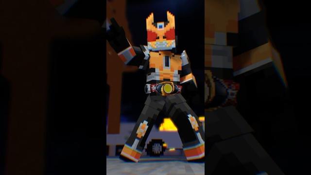 マイクラ世界の仮面ライダーアギト　#shorts