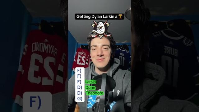Did we get Dylan Larkin a Stanley Cup? 🏆 #hockey #nhl #redwings
