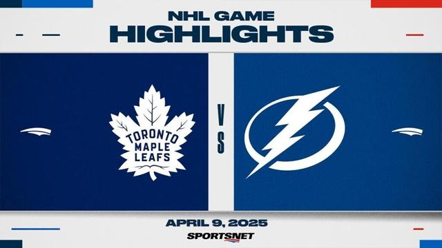 NHL Highlights | Maple Leafs vs. Lightning - April 9, 2025