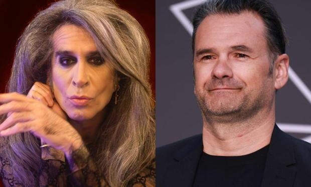 El músico Mario Vaquerizo y el presentador Iñaki López. (GETTY)