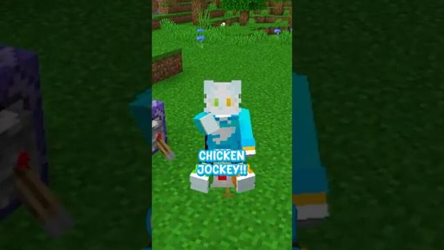 How to become a Chicken Jockey in Vanilla Minecraft!