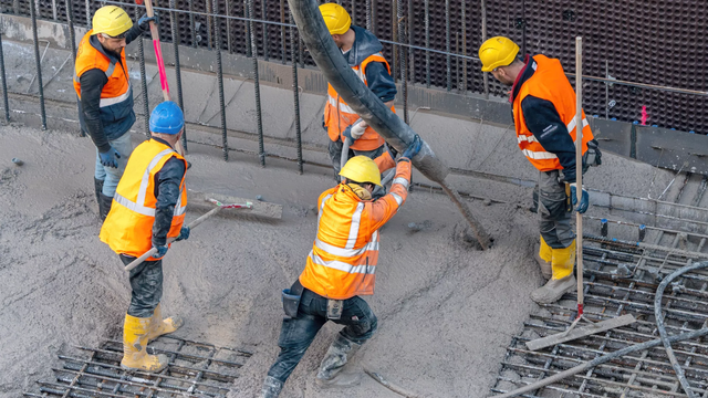 Bauarbeiten in der City Nord