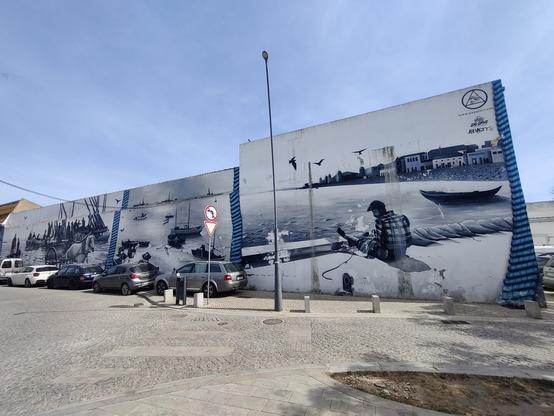 Artwork by Dgiphi, Mistik, Gnose & Kaset in Olhão da Restauração, Portugal