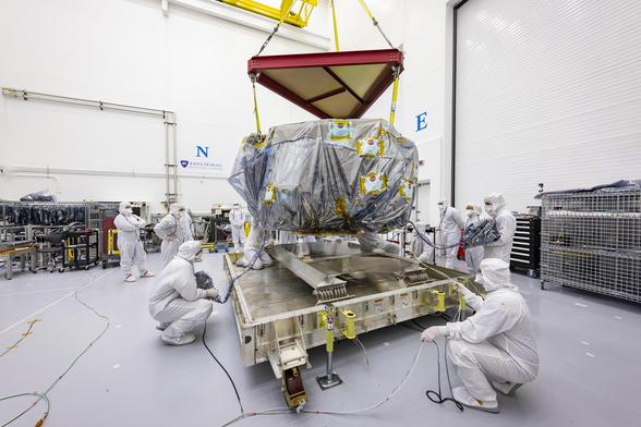 IMAP_Testing_and_Integration_at_NASA's_Goddard_Space_Flight_Center_(SVS14815_-_Lift_to_shipping_container_base-1046).jpg
