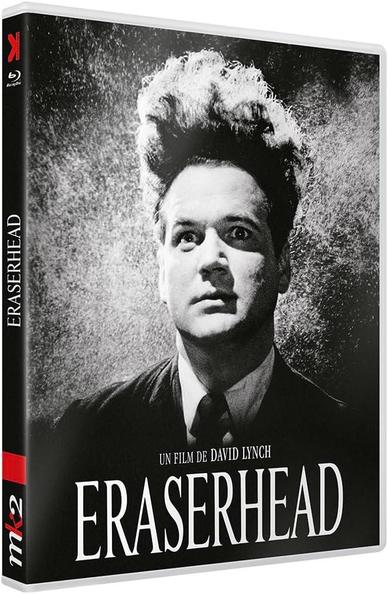 Jaquette du blu-ray de Eraserhead. Un des films les plus fameux de feu David Lynch.