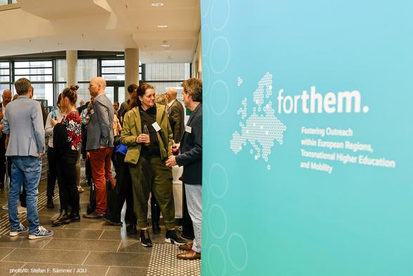 During their stay at JGU, the FORTHEM experts also met with biotech ventures and projects in Mainz and the surrounding area that are already collaborating in biomindz. (photo/©: Stefan F. Sämmer / JGU)