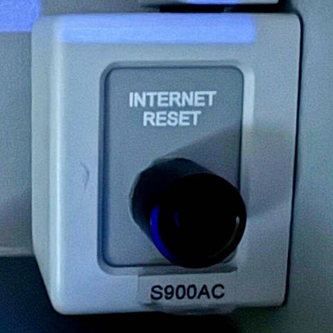 Button labeled “INTERNET RESET”