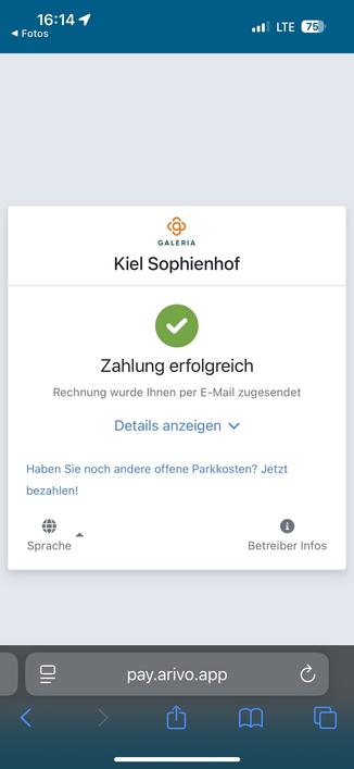 Erfolgsmeldung