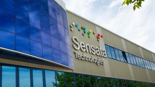 Sensata Technologies logo on a building