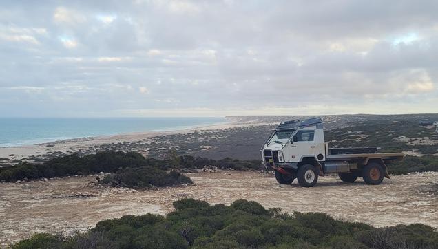 The OKA overlooking the Western end of the Great Australian Bight