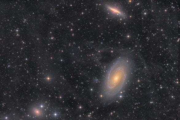 APOD for 2025-04-10 - 38 Hours with the M81 Group