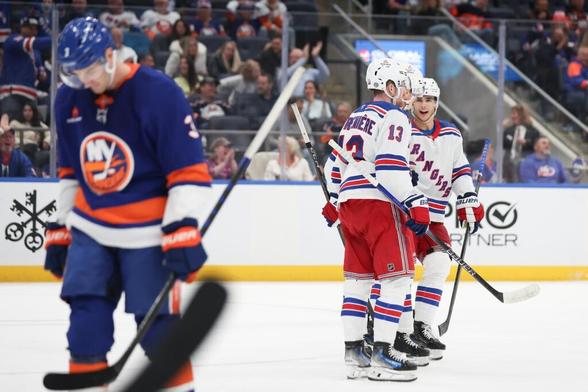 Rangers destroy Islanders to keep long-shot playoff hopes alive