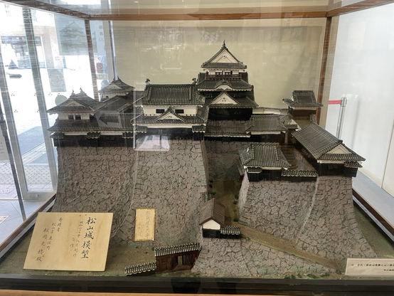 Model of a Japanese castle