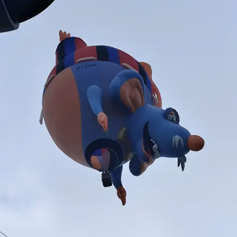 Una foto de més a prop del mateix globus