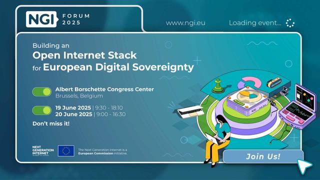 NGI Forum 2025 happens on 19 and 20 June. Registration is now open!