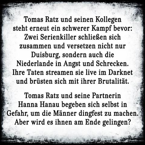Klappentext des Romans.