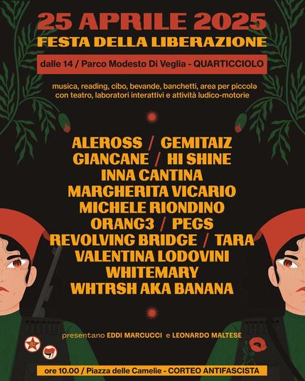 25 aprile 2025 Festa della Liberazione al Parco Modesto Di Veglia