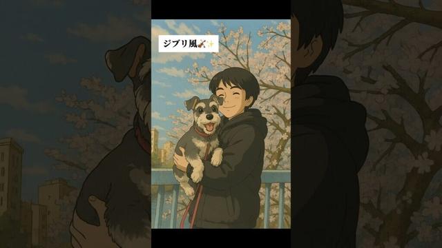 愛犬がさらに可愛くなった🐶🌸【ミニチュアシュナウザー】チャットGPTの画像比較 #シュナウザー #チャットgpt #ジブリ #ヒロアカ #ディズニー