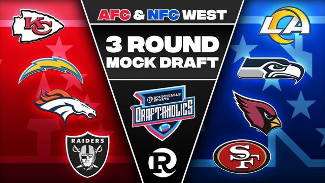 AFC West + NFC West 3 Round NFL Mock Draft | 2025 NFL Draft