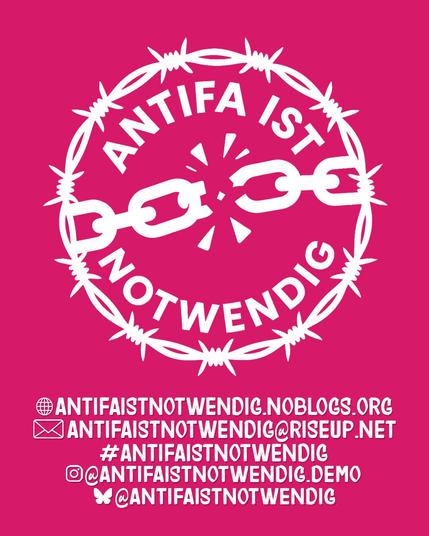 Bild mit den Kontaktdaten von Antifa ist notwendig.