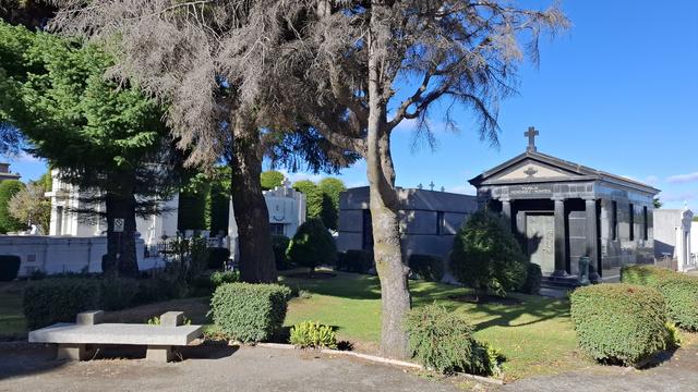 Der Friedhof...gebaut wie eine kleine Stadt