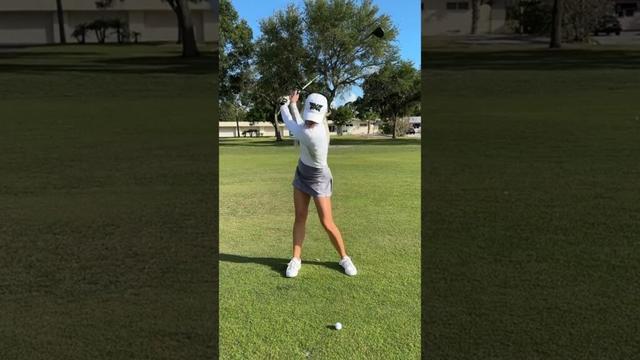 What’s your go-to swing thought? ⛳️🏌🏼‍♀️ #golf #golfbabe #golfer #golfswing #pxg #florida