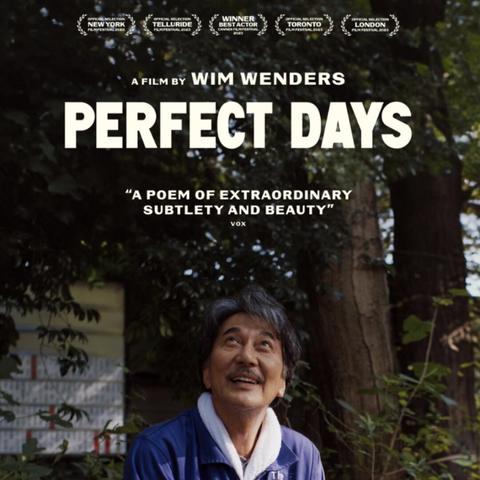 Poster for “Perfect Days” film.