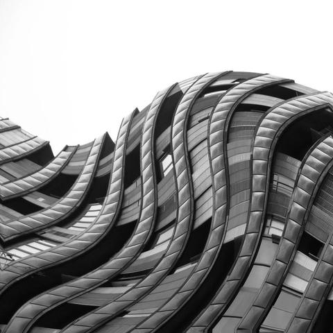 distorted building