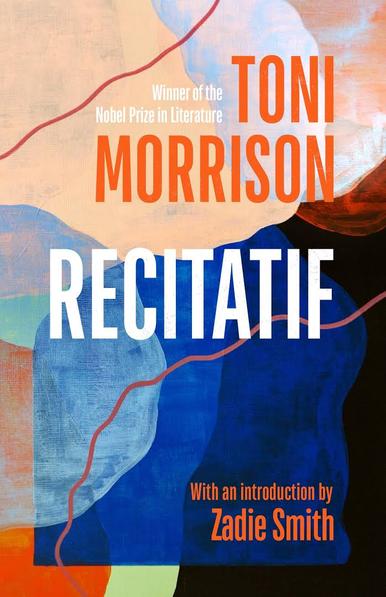 Book cover for Recitatif by Toni Morrison

Abstract pastel art that looks like maybe there's a human forming