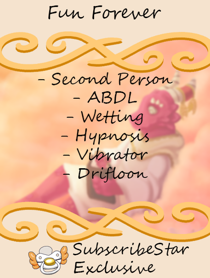 Story cover for: Fun Forever. Contains: Second Person, ABDL, Wetting, Hypnosis, Vibrator, Drifloon.