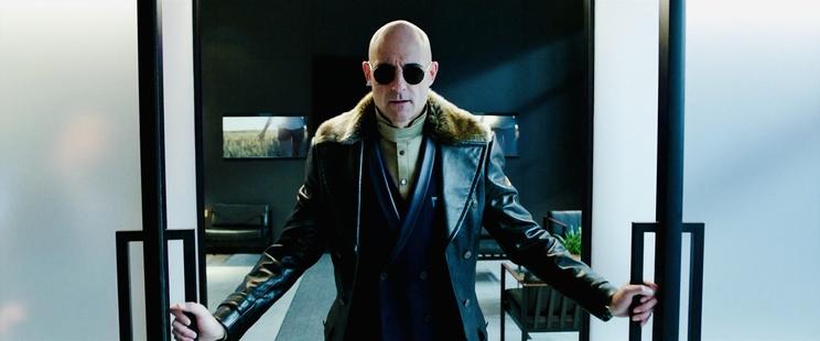 Mark Strong as Dr. Thaddeus Sivana in "Shazam"