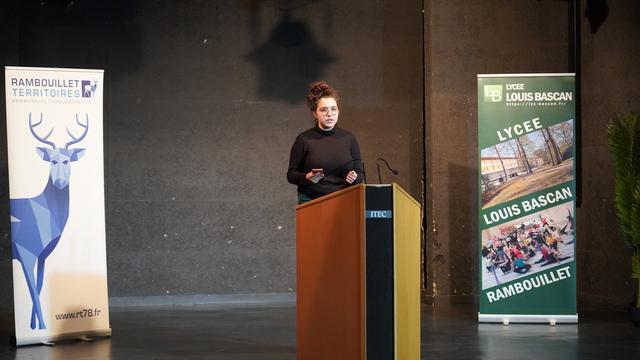 Mercredi 9 avril 2025, concours d'éloquence co-organisé par la communauté d’agglomération Rambouillet Territoires (78) et le lycée Louis-Bascan.