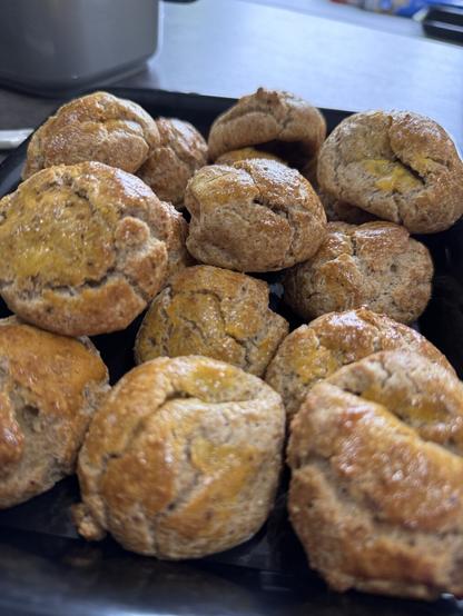 Bagel style food, made with matzo meal, egg and water. Baked in the oven.