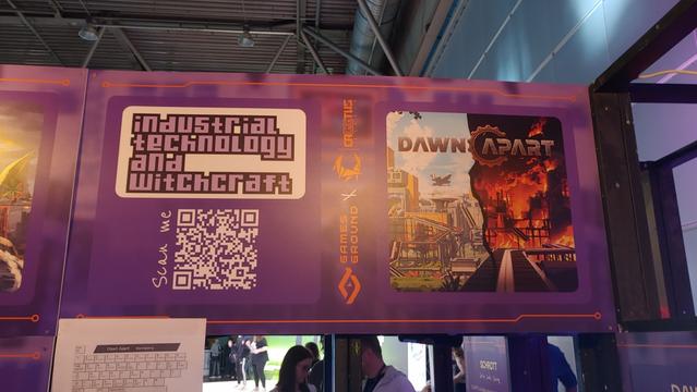 Standbanner vom stand von industrial technology and witchcraft mit Dawn Apart