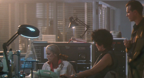 Lilyan Chauvin as a forensic scientist in Predator 2.