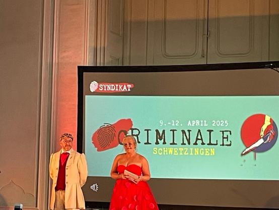 Foto von Anja Goerz und Raoul Biltgen auf der Bühne